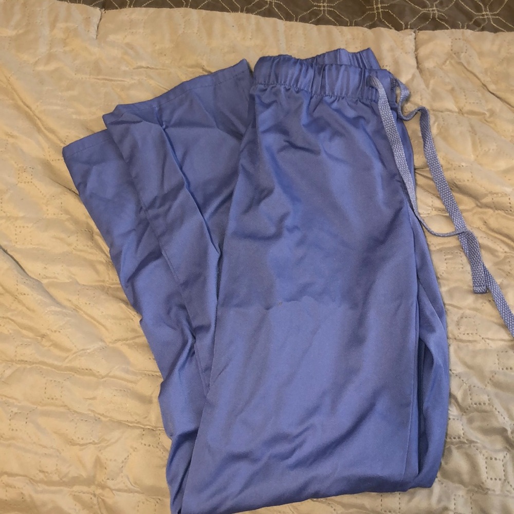 Sky blue scrub pants